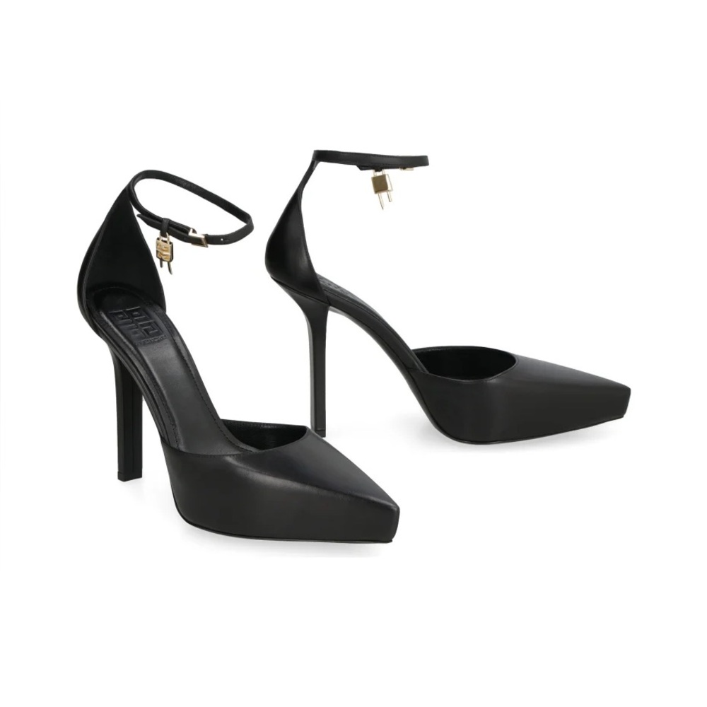 NWT Authentic Givenchy G Lock Black Platform Heels